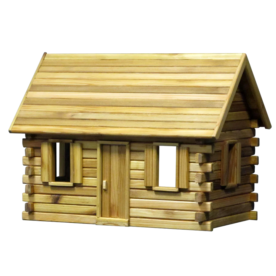 Lakeside Retreat Log Cabin Dollhouse Kit (Real Good Toys) - 1:12 Scale