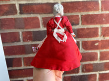 Load image into Gallery viewer, Mrs. Claus Sculpted Doll in Red Dress by Loretta Kasza
