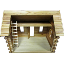 Load image into Gallery viewer, Lakeside Retreat Log Cabin Dollhouse Kit (Real Good Toys) - 1:12 Scale
