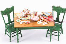 Load image into Gallery viewer, Christmas Gingerbread Decorated Table &amp; Chairs by Laura Crain
