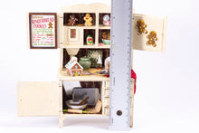 Load image into Gallery viewer, Christmas Decorated Kitchen Hoosier Cabinet
