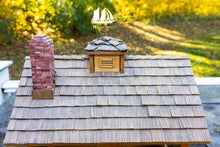 Load image into Gallery viewer, Ship Captain&#39;s Cottage with Cedar Shakes &amp; Brick Chimney
