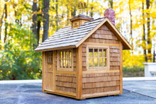Load image into Gallery viewer, Ship Captain&#39;s Cottage with Cedar Shakes &amp; Brick Chimney

