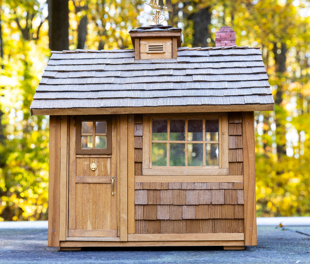 Ship Captain's Cottage with Cedar Shakes & Brick Chimney