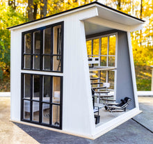 Load image into Gallery viewer, Modern Dollhouse Decorated with Furniture - Black &amp; White
