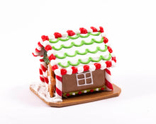 Load image into Gallery viewer, Gingerbread House - Green Roof Top Icing
