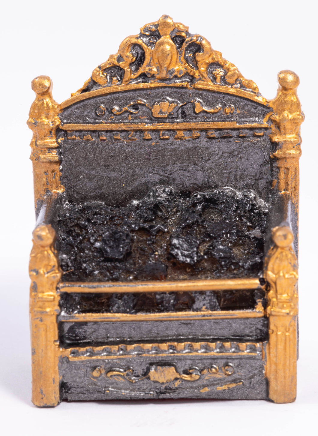 Fireplace Coal Insert - Can be Electrified to Glow