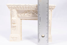 Load image into Gallery viewer, White Resin Fireplace with Detailing
