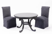 Load image into Gallery viewer, Black &amp; Polka Dot Dining Set
