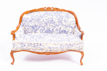 Load image into Gallery viewer, 3 Pc Living Room Set with Blue Toile by Bespaq
