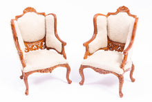 Load image into Gallery viewer, 3 Pc Bespaq Living Room Set with Fretwork
