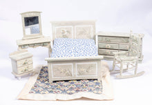 Load image into Gallery viewer, Painted 6 Piece Bedroom Set with Rug
