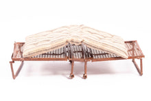 Load image into Gallery viewer, Aged Metal Folding Cot
