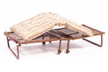 Load image into Gallery viewer, Aged Metal Folding Cot
