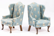 Load image into Gallery viewer, Pair of Wing Back Chairs by Sue Hoeltge
