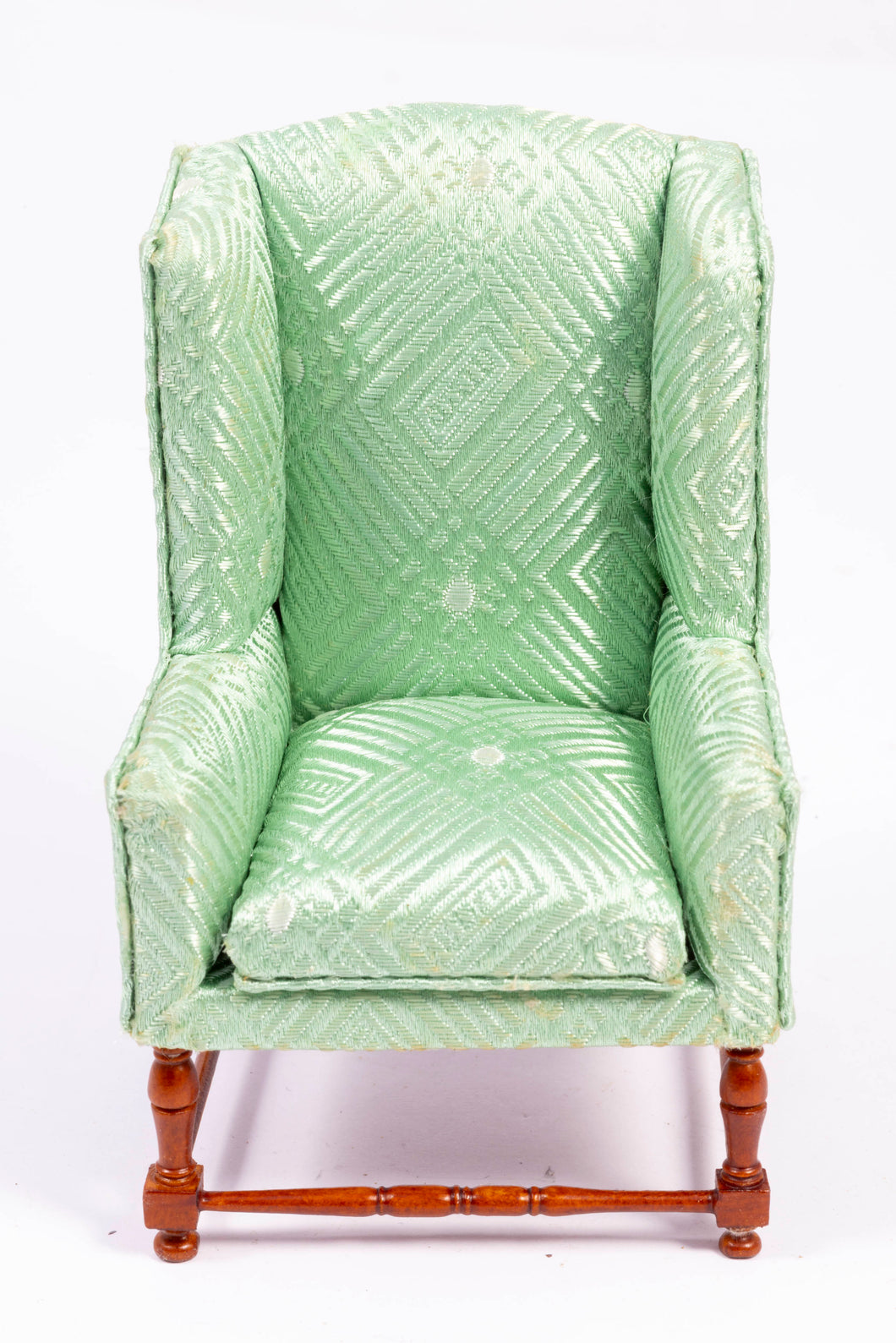 Light Green Wing Back Chair