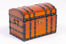 Load image into Gallery viewer, Domed Wooden Trunk with Paper Lining by Reutter Porcelain
