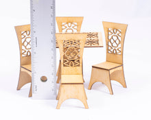 Load image into Gallery viewer, Laser Cut Table &amp; Chairs
