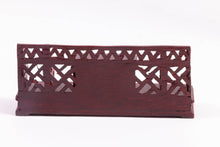 Load image into Gallery viewer, Office / Library Desk Top Cabinet with Fretwork
