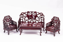 Load image into Gallery viewer, Asian Living Room Set with Mother of Pearl, 4 Pc Set
