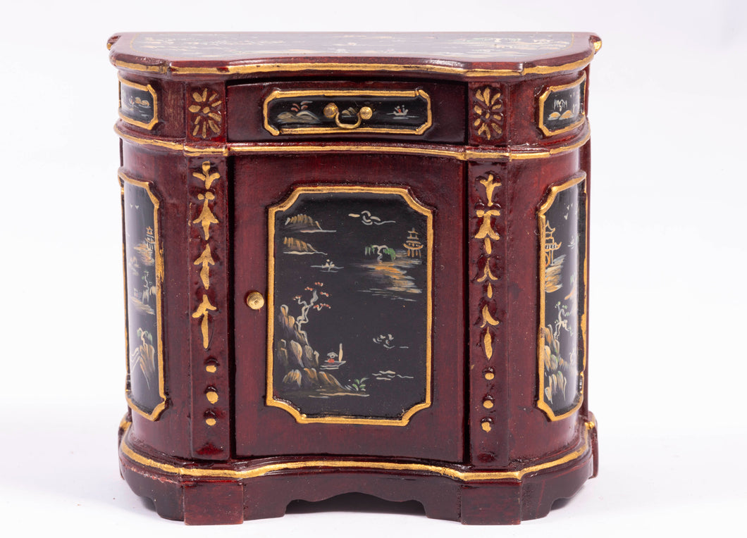 Bespaq Asian Painted Table with Door