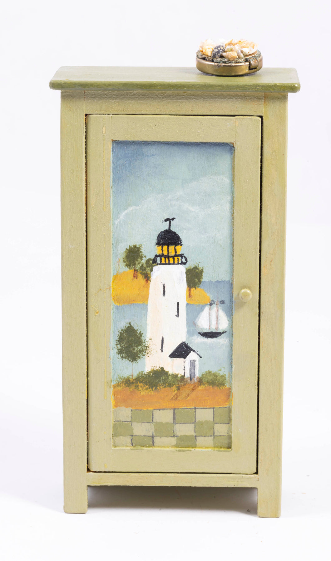 Jelly cabinet with Lighthouse Decor