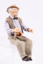 Load image into Gallery viewer, Hand Sculpted Older Gentleman Doll - From The Smith Estate
