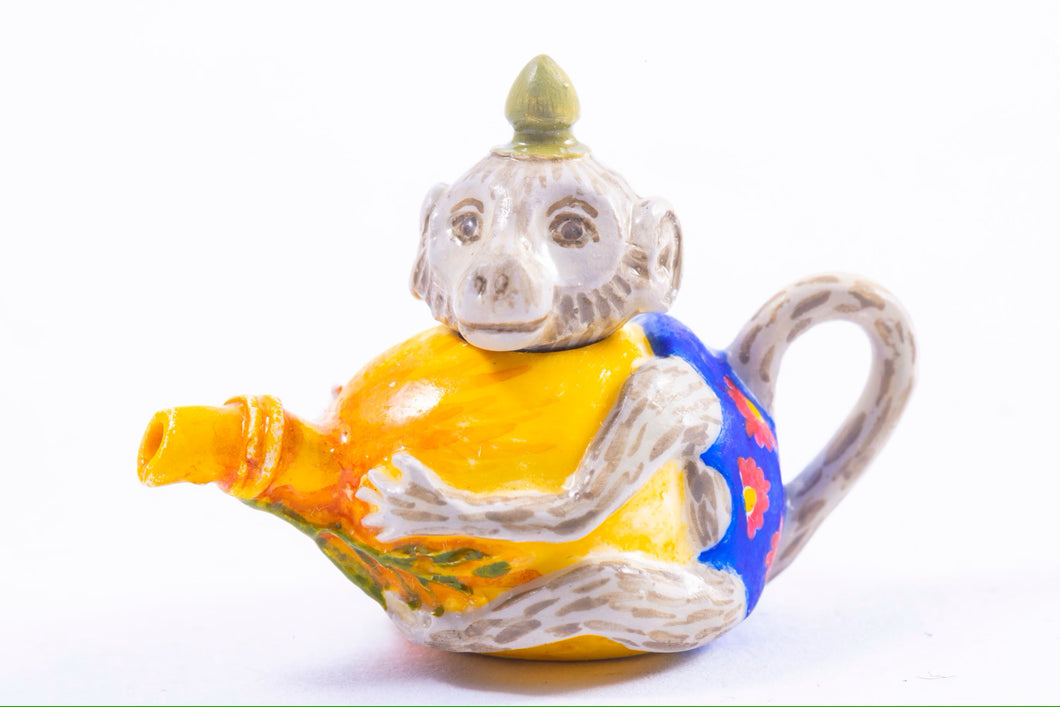 Sadie Campbell Porcelain Monkey Teapot