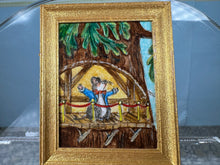 Load image into Gallery viewer, Dollhouse Miniature ~ Artist Unsigned Mouse Living In Tree Painting
