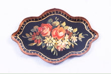 Load image into Gallery viewer, Hand Painted Natasha Platter with Pretty Flowers
