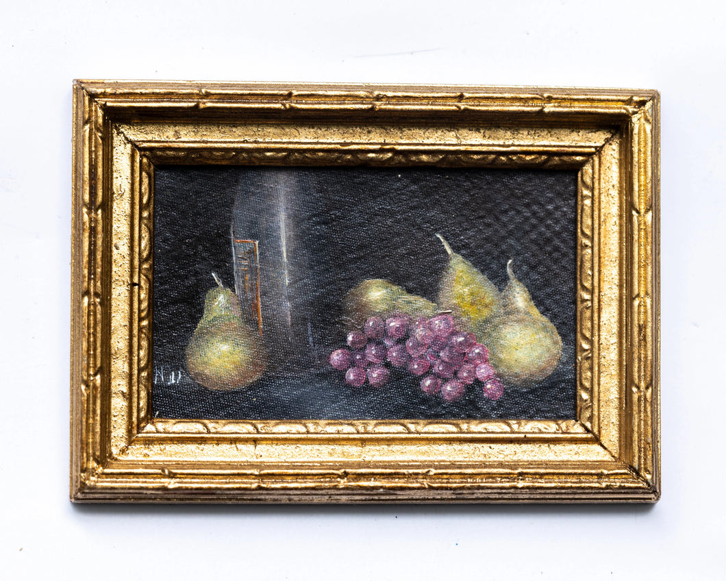 Noel Ulrich Still Life Painting with Grapes & Pears