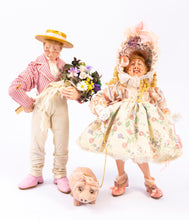 Load image into Gallery viewer, Terrific Hand Sculpted Dolls &amp; Pig - From Smith Estate
