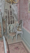 Load and play video in Gallery viewer, Handmade Fully Furnished French Provincial Pink Bedroom Roombox
