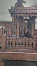 Load and play video in Gallery viewer, Asian Wooden Dollhouse
