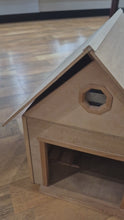 Load and play video in Gallery viewer, Handmade Wooden Garage with Bay Door &amp; Upstairs Loft
