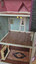 Load and play video in Gallery viewer, Purple 3-Story, 6 Room Victorian Dollhouse *Pre-Owned*
