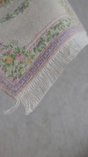 Load and play video in Gallery viewer, Dollhouse Miniature ~ Petit Point Floral Medallion Rug with Rococo-Style Frame - Ursula Sauerberg
