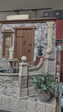 Load and play video in Gallery viewer, Handmade Garden Scenery Hotel Patio Foyer - Pamela Obrien My Miniature Creations
