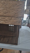 Load and play video in Gallery viewer, Handmade Pennsylvania Dutch Log Cabin w/ Detached Garage *Pre-Owned*
