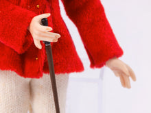 Load image into Gallery viewer, Young Girl Horse Rider with Crop &amp; Red Jacket Doll
