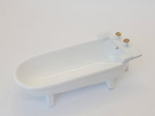 Load image into Gallery viewer, Dollhouse Miniature ~ 1:24 Scale, Porcelain &amp; Metal 4pc Bathroom Set
