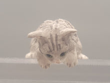 Load image into Gallery viewer, Resin Grey Tabby Cat Peeking over Edge
