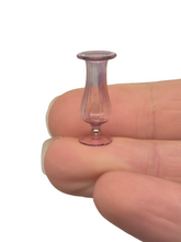 Load image into Gallery viewer, Glass Craft — Light, Pale Pink Ridged Vase
