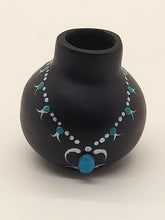 Load image into Gallery viewer, Dollhouse Miniature ~ 1:12 Scale, Terracotta Vase Painted to Look Like Necklace
