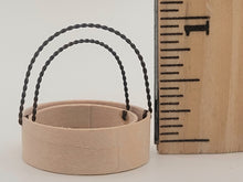 Load image into Gallery viewer, Al Chandronnait - 2 Piece Set Round Wooden Basket with Wire Handle

