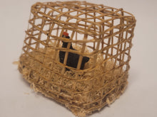 Load image into Gallery viewer, Black Hen in Bamboo Crate
