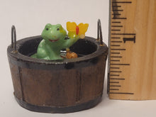 Load image into Gallery viewer, Frog with Butterfly and Snail in Bucket
