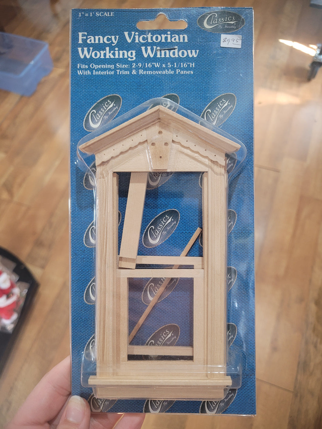 Dollhouse Miniature ~ 1:12 Scale, Fancy Victorian Working Window - Classics By Handley