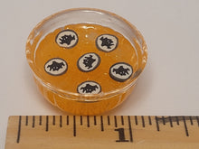 Load image into Gallery viewer, Bat-Themed Orange Punch in Glass Bowl with 8 Glasses
