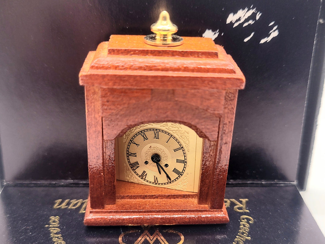 Dollhouse Miniature ~ 1:12 Scale, Wooden Clock ☆ON SALE☆